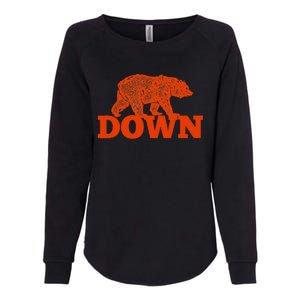 Orange Bear Custom Classic Down Womens California Wash Sweatshirt