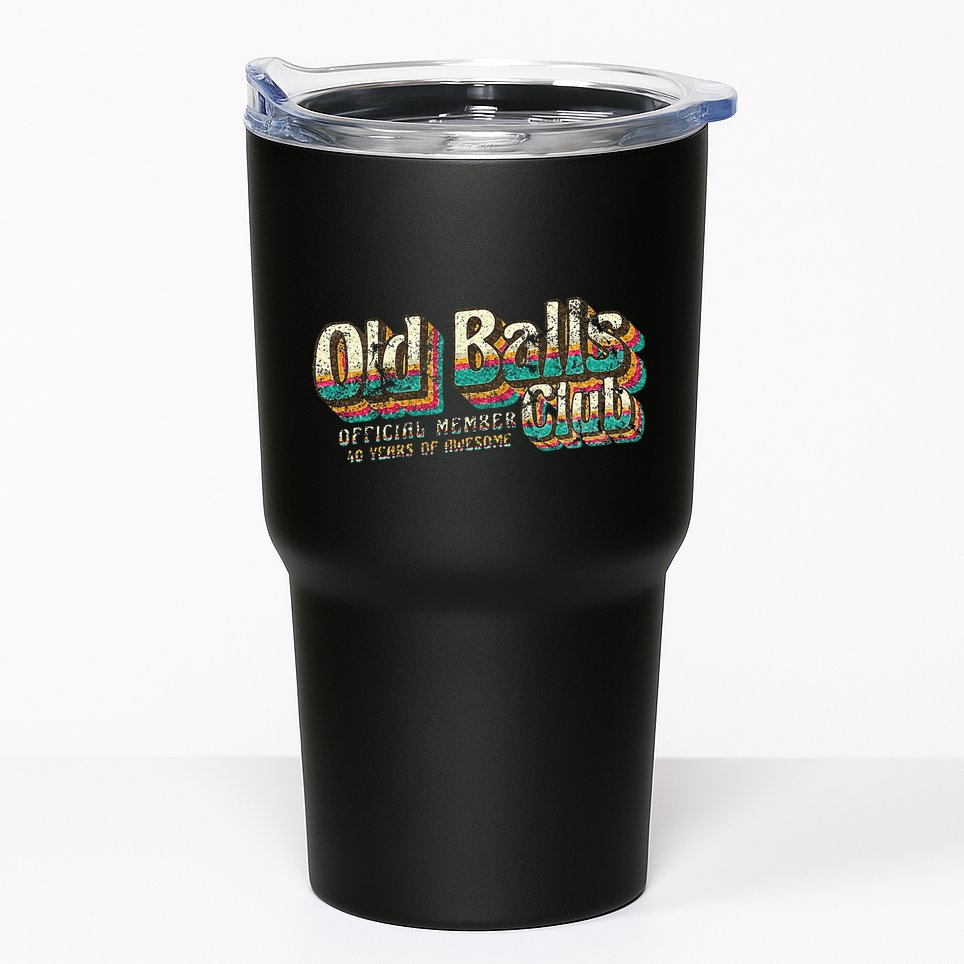 Old Balls Club 40 Funny 40th Birthday 40 Years Of Awesome Tumbler