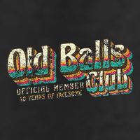 Old Balls Club 40 Funny 40th Birthday 40 Years Of Awesome Golf Towel