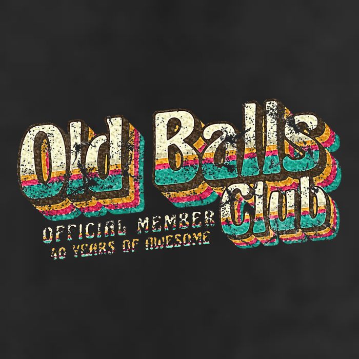 Old Balls Club 40 Funny 40th Birthday 40 Years Of Awesome Golf Towel