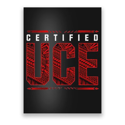 Og Bloodline Certified Uce Funny Wrestling Poster