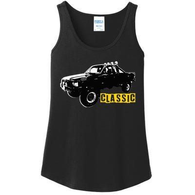 Old But Classic Tacoma 4x4 Mcfly Ladies Essential Tank