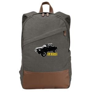 Old But Classic Tacoma 4x4 Mcfly Cotton Canvas Backpack