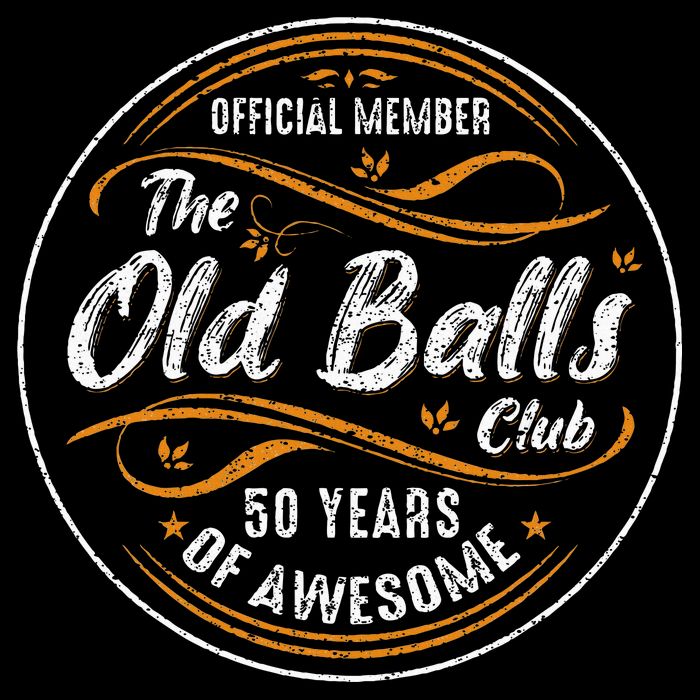Old Balls Club 50th Birthday 50 Years Of Awesome Impact Tech Backpack