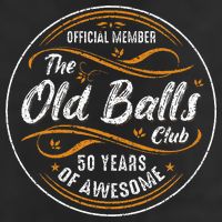 Old Balls Club 50th Birthday 50 Years Of Awesome Adult Drive Performance Visor