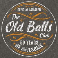 Old Balls Club 50th Birthday 50 Years Of Awesome Cotton Canvas Backpack