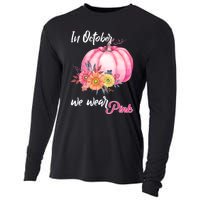 October Breast Cancer Gift Cooling Performance Long Sleeve Crew