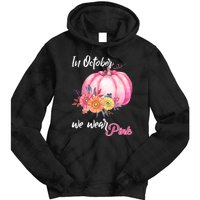 October Breast Cancer Gift Tie Dye Hoodie