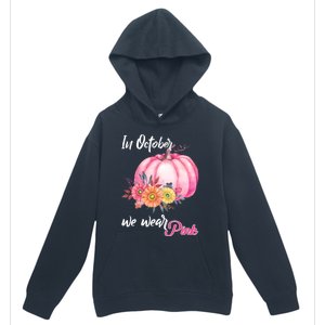 October Breast Cancer Gift Urban Pullover Hoodie