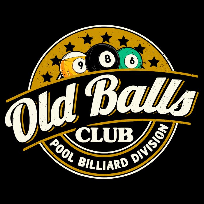 Old Balls Club Pool 8 Ball Billiards Division For Flexfit Unipanel Trucker Cap