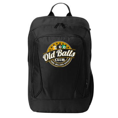 Old Balls Club Pool 8 Ball Billiards Division For City Backpack