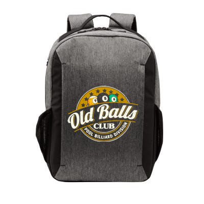 Old Balls Club Pool 8 Ball Billiards Division For Vector Backpack