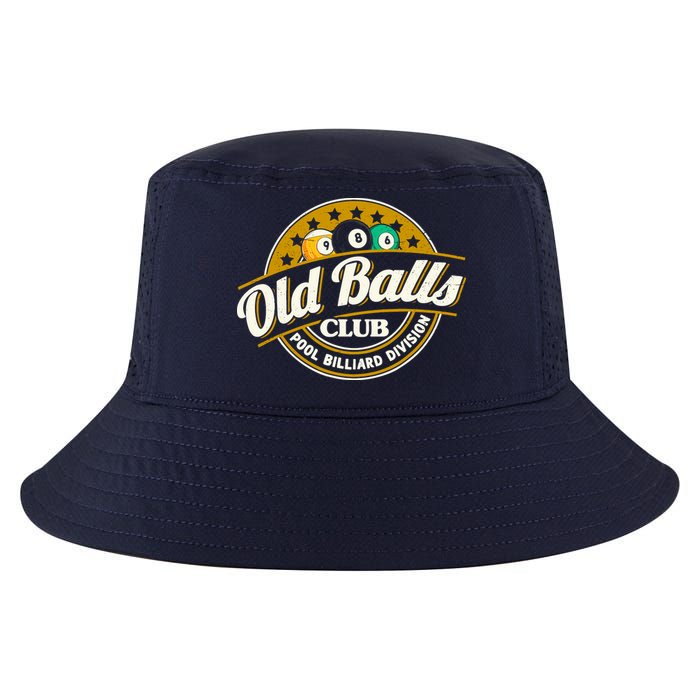 Old Balls Club Pool 8 Ball Billiards Division For Cool Comfort Performance Bucket Hat