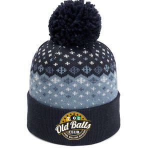 Old Balls Club Pool 8 Ball Billiards Division For The Baniff Cuffed Pom Beanie