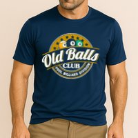 Old Balls Club Pool 8 Ball Billiards Division For Performance Shirt