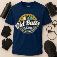 Old Balls Club Pool 8 Ball Billiards Division For Performance Shirt