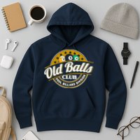 Old Balls Club Pool 8 Ball Billiards Division For Hoodie