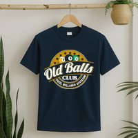 Old Balls Club Pool 8 Ball Billiards Division For T-Shirt