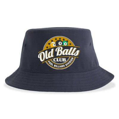 Old Balls Club Pool 8 Ball Billiards Division For Sustainable Bucket Hat