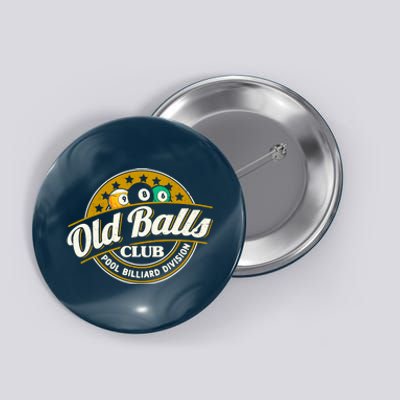 Old Balls Club Pool 8 Ball Billiards Division For Button