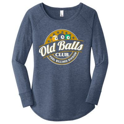 Old Balls Club Pool 8 Ball Billiards Division For Women's Perfect Tri Tunic Long Sleeve Shirt