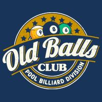 Old Balls Club Pool 8 Ball Billiards Division For 16 in Basic Backpack