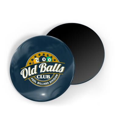 Old Balls Club Pool 8 Ball Billiards Division For Magnet