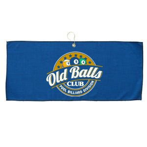 Old Balls Club Pool 8 Ball Billiards Division For Large Microfiber Waffle Golf Towel