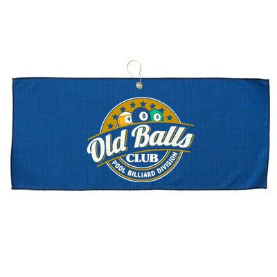 Old Balls Club Pool 8 Ball Billiards Division For Large Microfiber Waffle Golf Towel