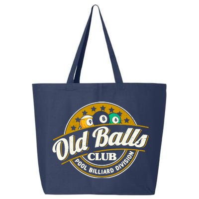 Old Balls Club Pool 8 Ball Billiards Division For 25L Jumbo Tote