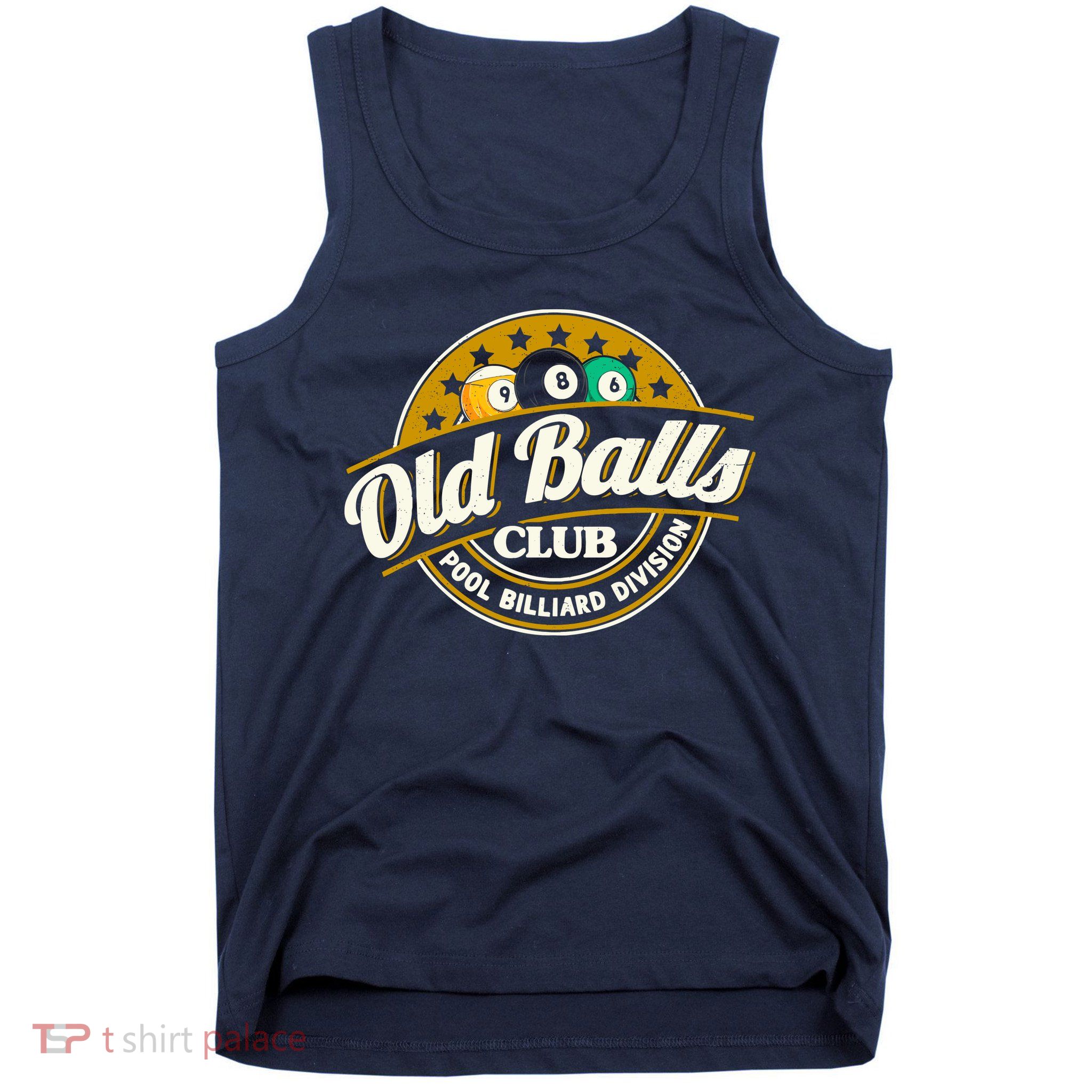 Old Balls Club Pool 8 Ball Billiards Division For Tank Top
