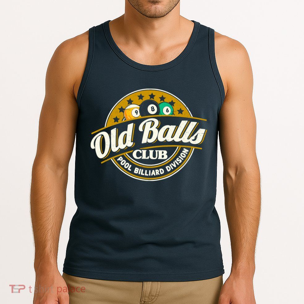 Old Balls Club Pool 8 Ball Billiards Division For Tank Top