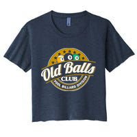 Old Balls Club Pool 8 Ball Billiards Division For Crop Top