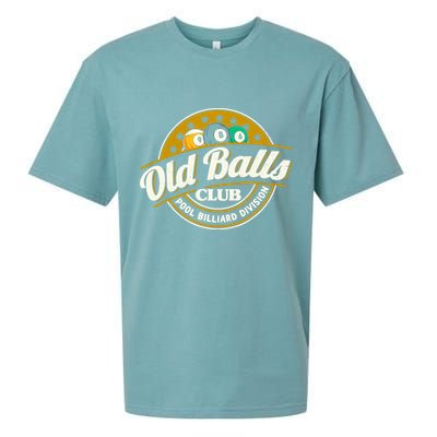 Old Balls Club Pool 8 Ball Billiards Division For Sueded Cloud Jersey T-Shirt