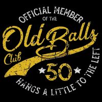 Old Balls Club 50th For 's Over The Hill Birthday Cooling Performance Crew T-Shirt