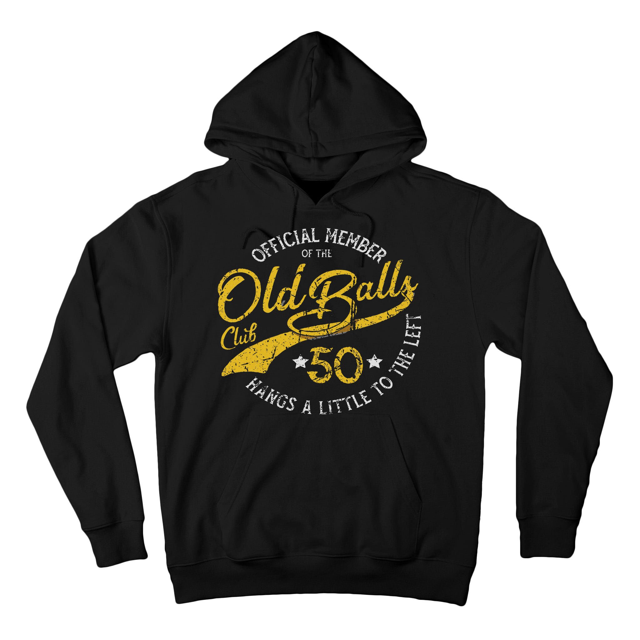Old Balls Club 50th For 's Over The Hill Birthday Tall Hoodie