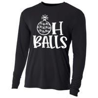 Oh Balls Decorative Xmas Balls Ornaments Christmas Vibe Gift Cooling Performance Long Sleeve Crew