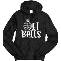 Oh Balls Decorative Xmas Balls Ornaments Christmas Vibe Gift Tie Dye Hoodie