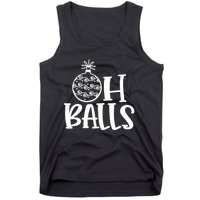 Oh Balls Decorative Xmas Balls Ornaments Christmas Vibe Gift Tank Top