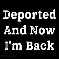 (On Back) Deported And Now Im Back Funny Quote Women Drawstring Bag