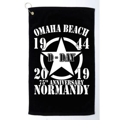 Omaha Beach Dgiftday 75th Anniversary Second World War Us Star Gift Golf Towel