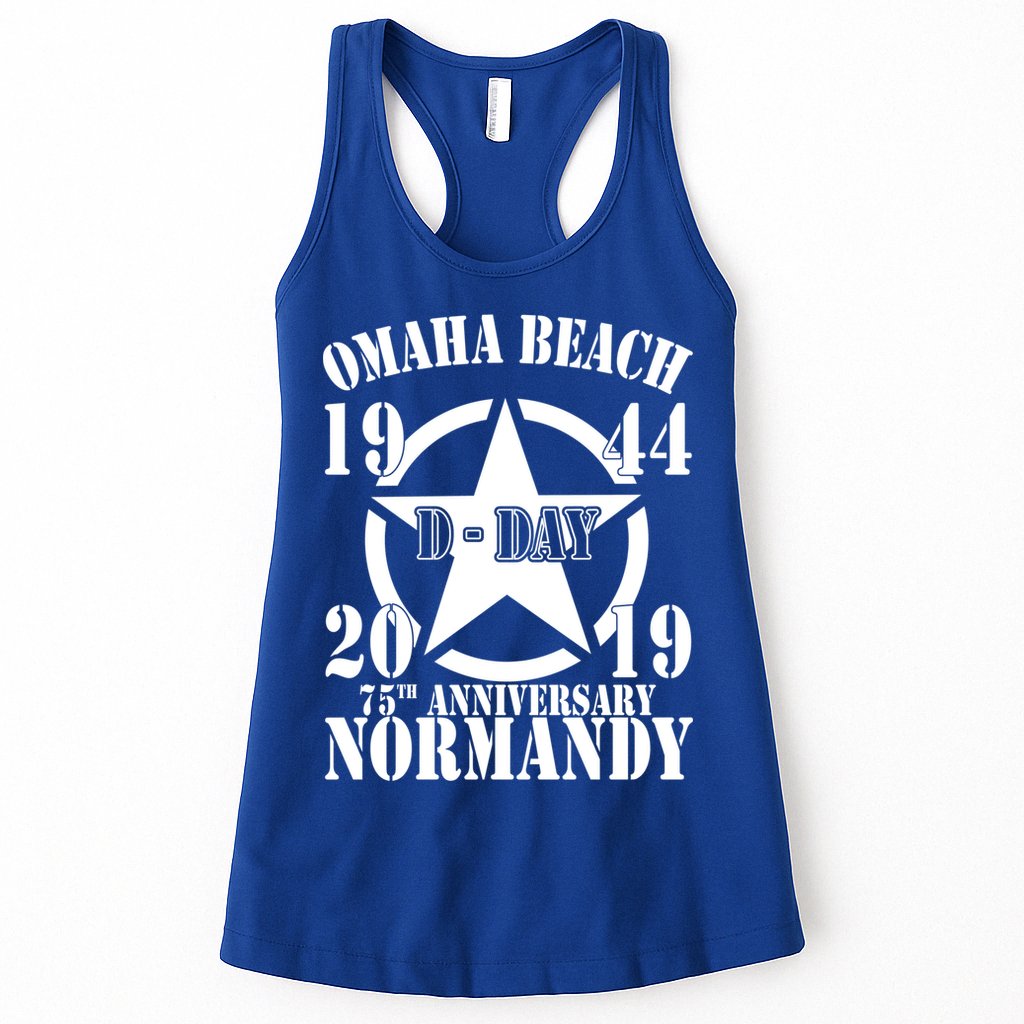 Omaha Beach Dgiftday 75th Anniversary Second World War Us Star Gift Womens Tank Top