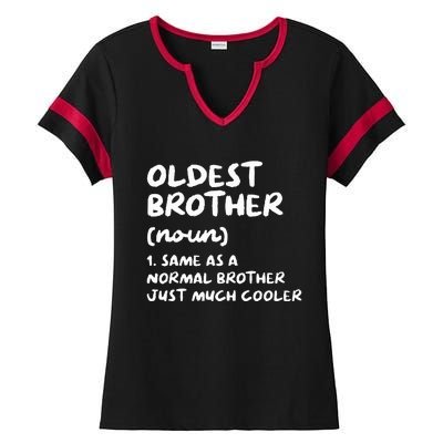 Oldest Brother Definition Ladies Halftime Notch Neck Tee