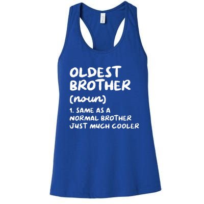 Oldest Brother Definition Women's Racerback Tank