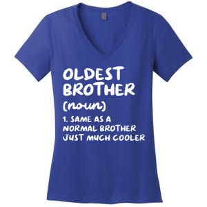 Oldest Brother Definition Women's V-Neck T-Shirt