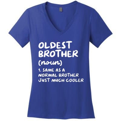 Oldest Brother Definition Women's V-Neck T-Shirt