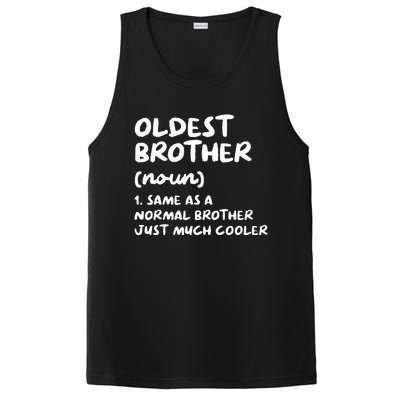 Oldest Brother Definition Funny PosiCharge Competitor Tank