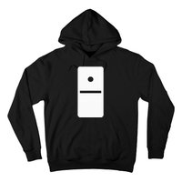 One Blank Dominoes Halloween Costume 10 Domino Game Hoodie