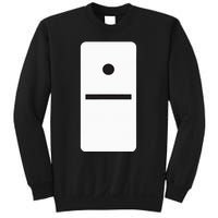 One Blank Dominoes Halloween Costume 10 Domino Game Sweatshirt