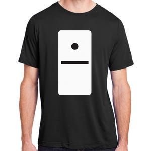 One Blank Dominoes Halloween Costume 10 Domino Game Adult ChromaSoft Performance T-Shirt